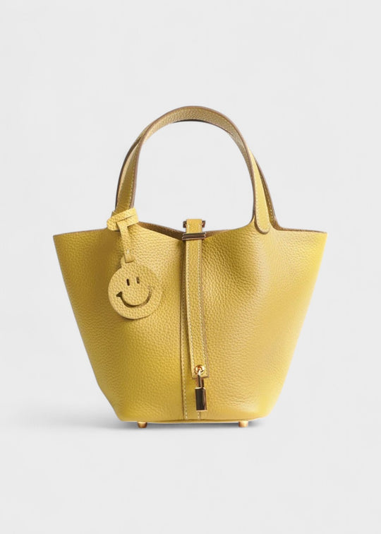 Virale Leder Bucket Bag