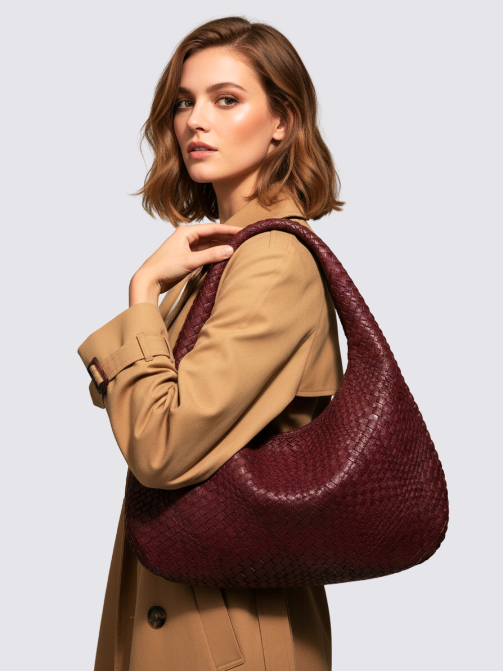 Medium Bogota Tasche - Burgunderrot