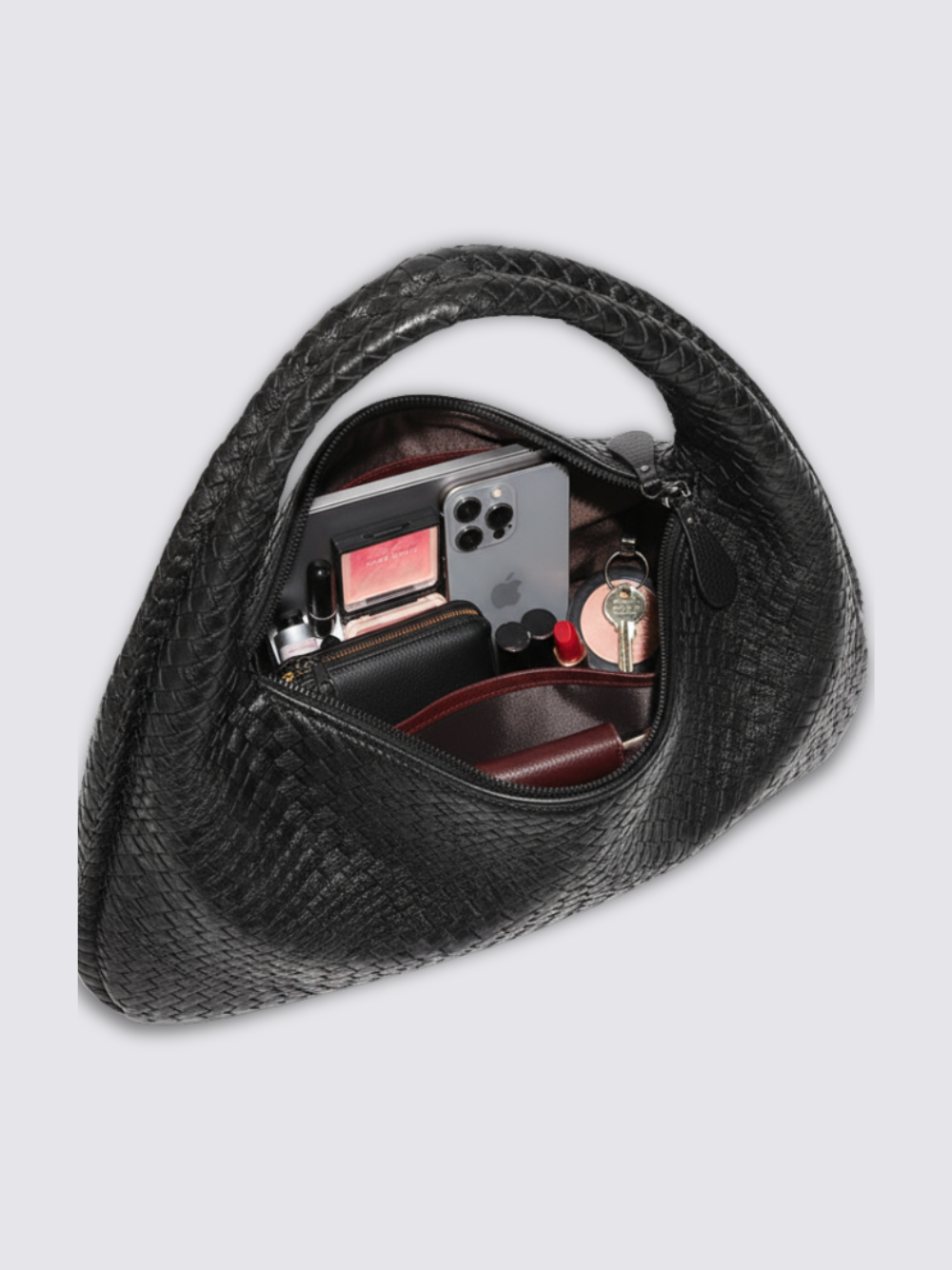 Medium Bogota Tasche - Burgunderrot
