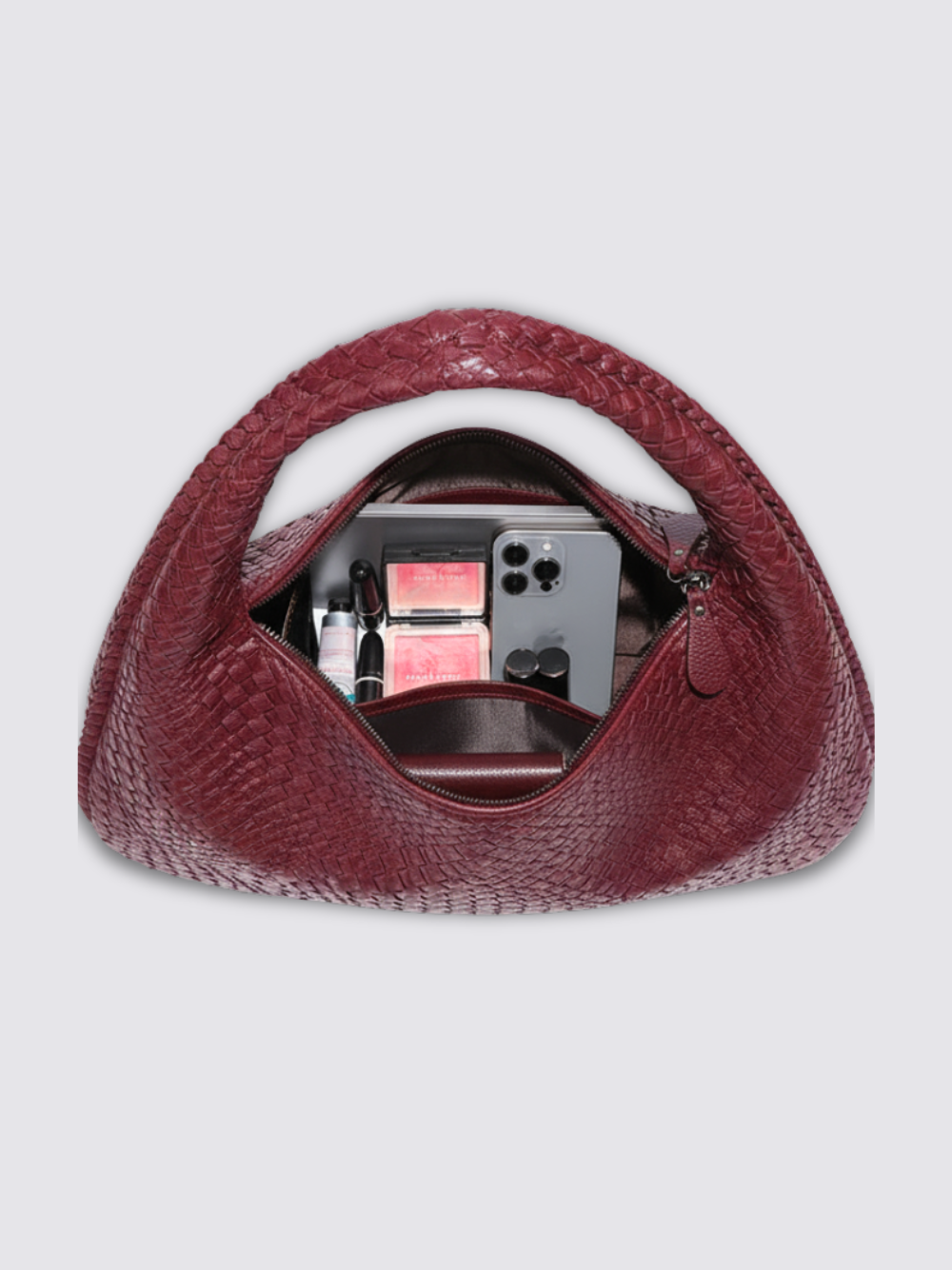 Medium Bogota Tasche - Burgunderrot
