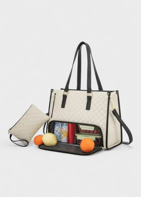 3-in-1 gesteppte Tragetasche