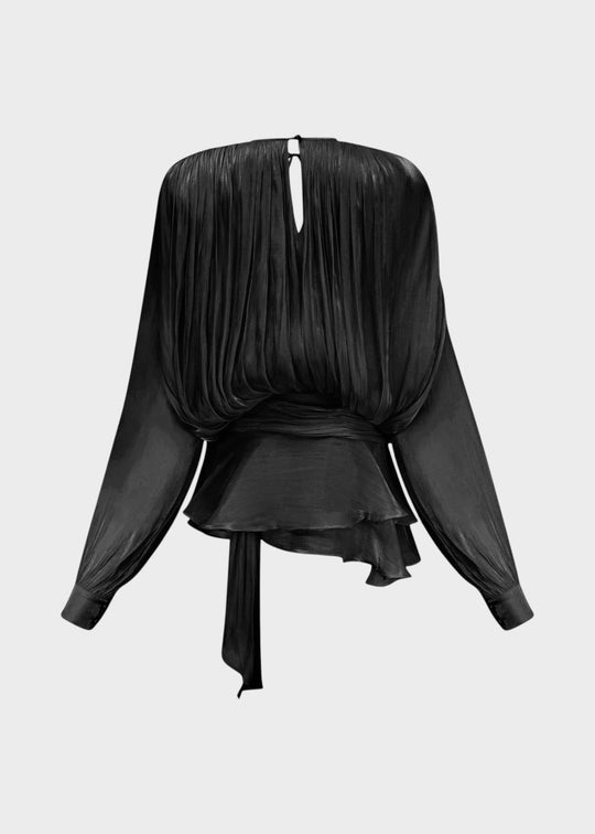 Kurzes plissiertes Kleid