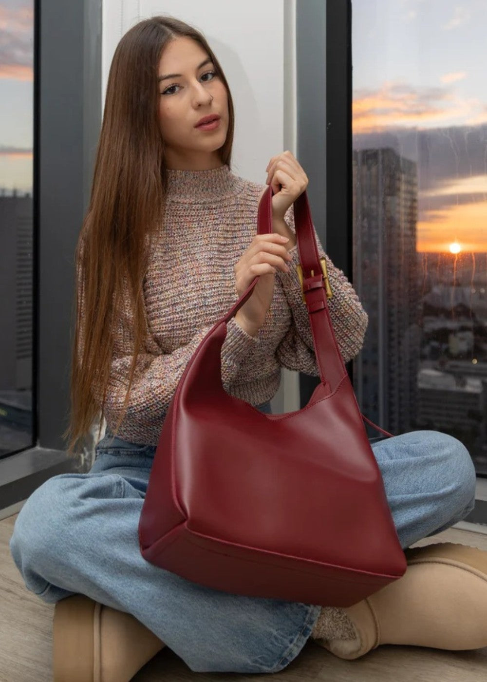 Ledertasche Julia + 1 gratis Etui