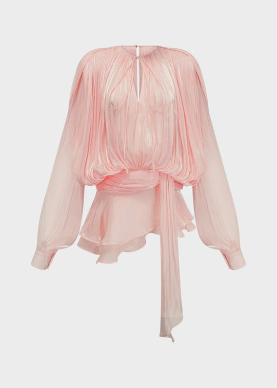 Kurzes plissiertes Kleid