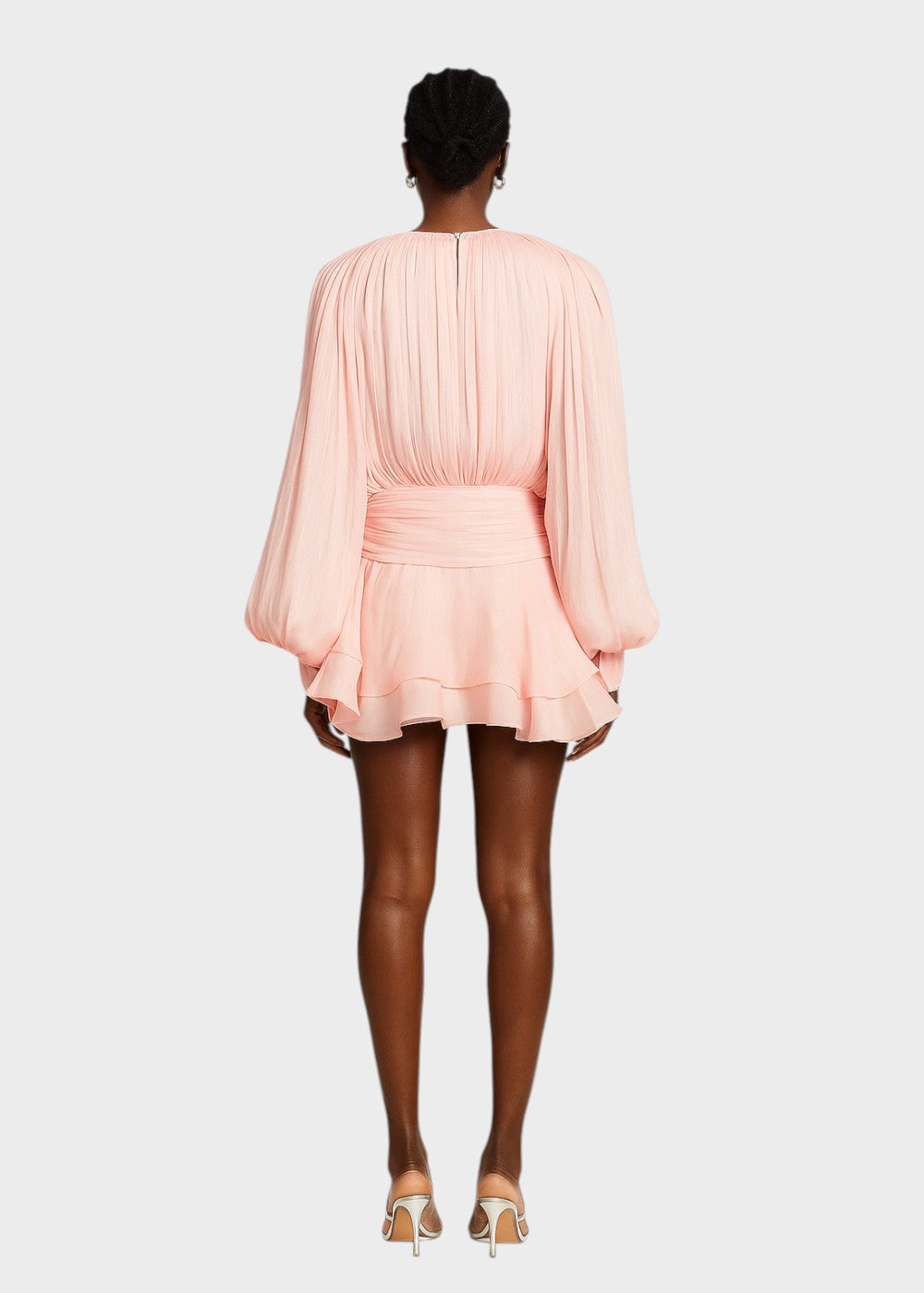 Kurzes plissiertes Kleid